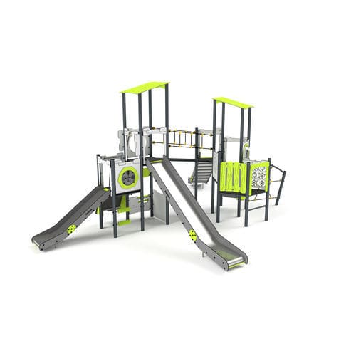 Struttura ludica per parco giochi - 11091 - Astrus Playgrounds - in metallo / in HDPE / modulare