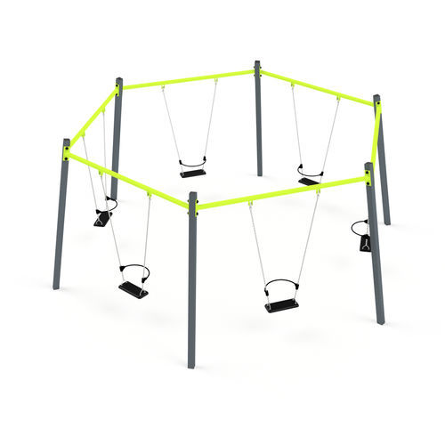 Altalena in metallo - 3505S - Astrus Playgrounds - per parco giochi / multipla