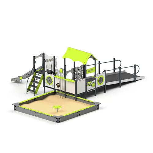 Struttura ludica per parco giochi - 11113 - Astrus Playgrounds - per asilo nido / in metallo / in HDPE