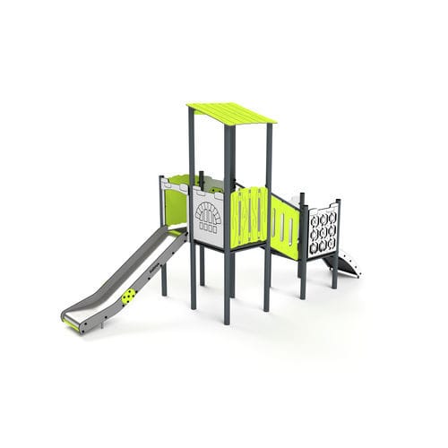 Struttura ludica per parco giochi - 11105 - Astrus Playgrounds - in metallo / in HDPE / modulare