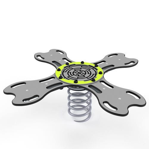 Gioco a molla in HDPE - 3406S LABIRYNTH - Astrus Playgrounds - natura / 4 posti