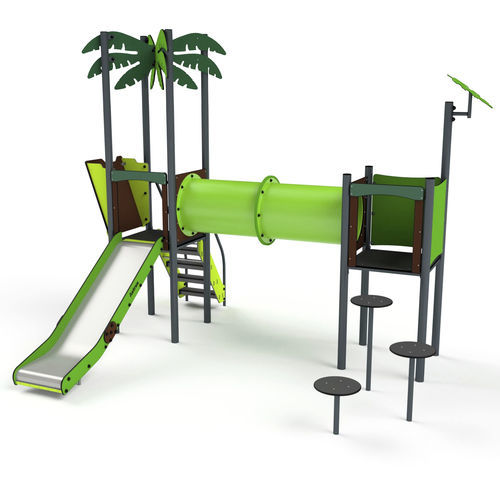 Struttura ludica per parco giochi - 11122 - Astrus Playgrounds - in metallo / in HDPE / modulare