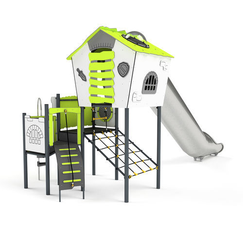 Struttura ludica per parco giochi - 11087 - Astrus Playgrounds - in metallo / in HDPE / modulare