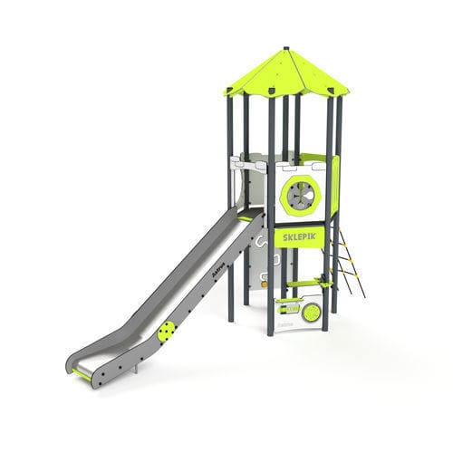 Struttura ludica per parco giochi - 11104 - Astrus Playgrounds - in metallo / in HDPE / modulare