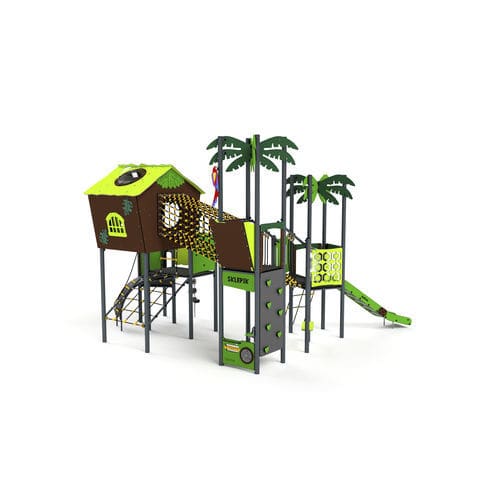 Struttura ludica per parco giochi - 11118 - Astrus Playgrounds - in metallo / in HDPE / modulare