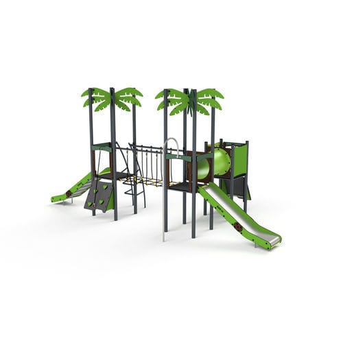 Struttura ludica per parco giochi - 11123 - Astrus Playgrounds - in metallo / in HDPE / modulare