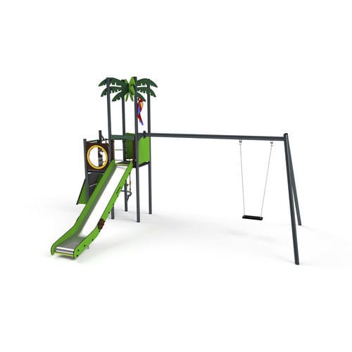 Struttura ludica per parco giochi - 11124 - Astrus Playgrounds - in metallo / in HDPE / modulare