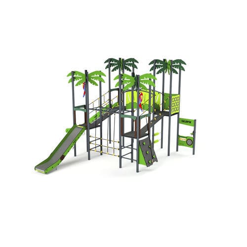 Struttura ludica per parco giochi - 11129 - Astrus Playgrounds - in metallo / in HDPE / modulare