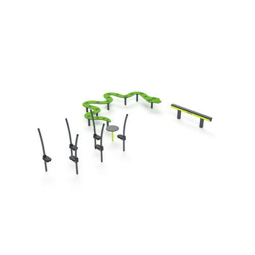 Trave d'equilibrio per parco giochi - 3638S - Astrus Playgrounds - da ginnastica / per percorso vita