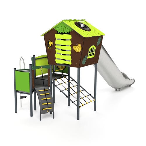 Struttura ludica per parco giochi - 11131 - Astrus Playgrounds - in metallo / in HDPE / modulare
