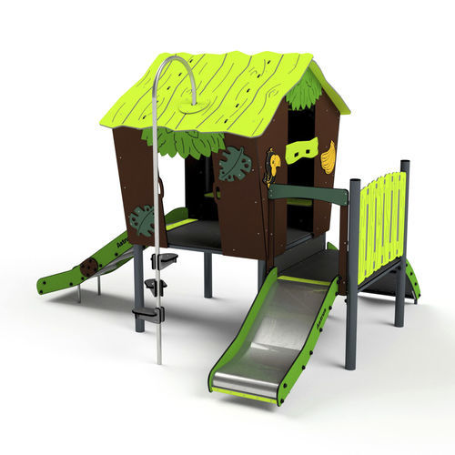 Struttura ludica per parco giochi - 11133 - Astrus Playgrounds - in metallo / in HDPE / modulare
