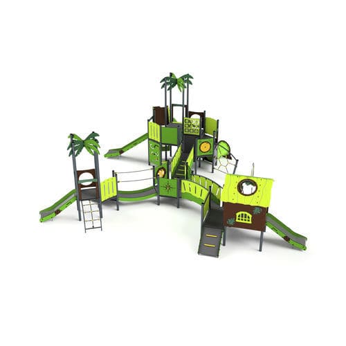 Struttura ludica per parco giochi - 11134 - Astrus Playgrounds - in metallo / in HDPE / modulare