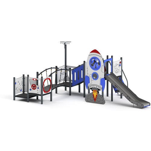 Struttura ludica per parco giochi - 11142 - Astrus Playgrounds - per edifici pubblici / in metallo / in HDPE