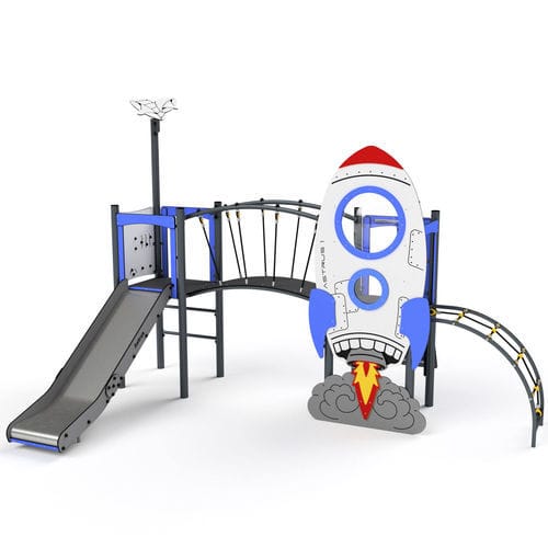 Struttura ludica per parco giochi - 11140 - Astrus Playgrounds - in metallo / in HDPE / modulare