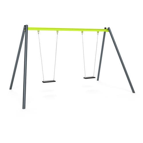 Altalena in metallo - 3502S - Astrus Playgrounds - per parco giochi / doppia