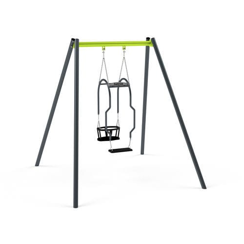 Altalena in metallo - 3516S - Astrus Playgrounds - per parco giochi / doppia