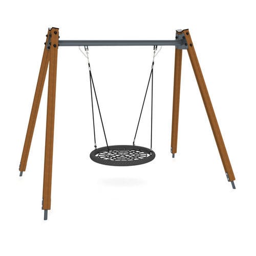 Altalena in legno - 3503D - Astrus Playgrounds - in acciaio galvanizzato