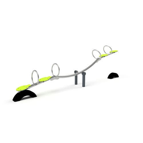 Altalena basculante in acciaio - 3515S - Astrus Playgrounds - in HDPE / per parco giochi