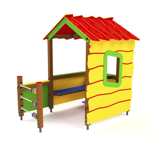 Casetta da gioco per esterni - 3017D - Astrus Playgrounds - per parco giochi / a pavimento