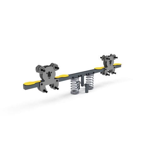 Gioco a molla in HDPE - KOALA - Astrus Playgrounds - animale / 4 posti