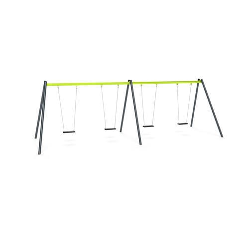 Altalena in acciaio galvanizzato - 3512S - Astrus Playgrounds - per parco giochi / multipla