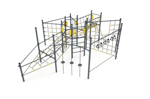 Struttura ludica per parco giochi - 3640 - Astrus Playgrounds - in metallo / in HDPE / per arrampicata