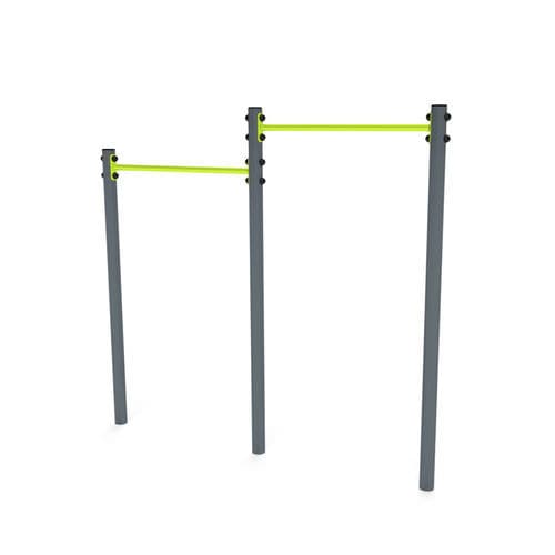 Barra di trazione doppia - 3621S - Astrus Playgrounds - in metallo / da esterno / per percorso vita
