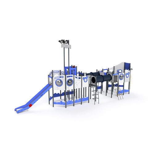 Struttura ludica per parco giochi - 3016S GALEON - Astrus Playgrounds - in HDPE / in metallo