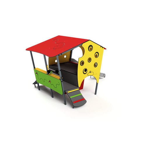 Casetta da gioco per parco giochi - 3024S - Astrus Playgrounds - da giardino / a pavimento