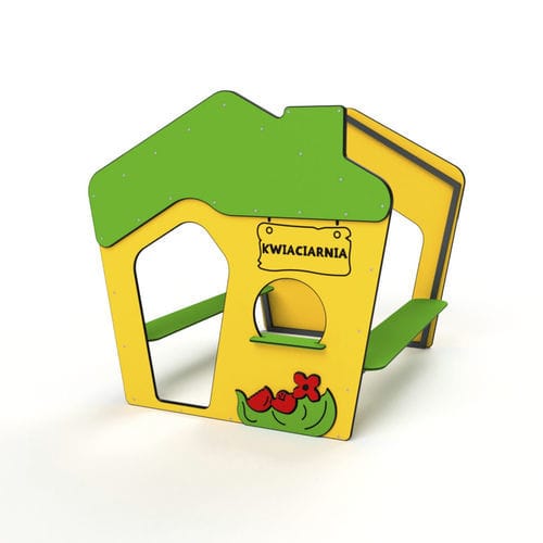 Casetta da gioco per parco giochi - 3023S - Astrus Playgrounds - da giardino / a pavimento