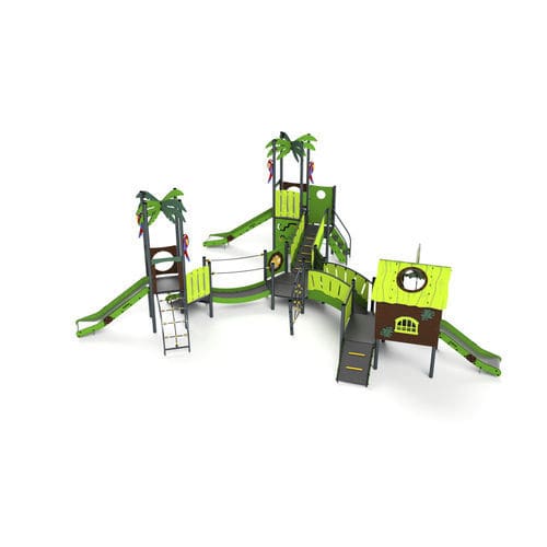 Struttura ludica per parco giochi - 11149 - Astrus Playgrounds - per edifici pubblici / per enti locali / in acciaio con rivestimento a polvere