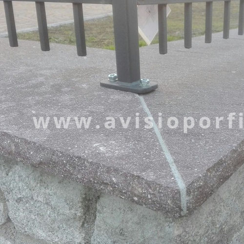 Coprimuro per recinzione di giardino - COVERS - Avisio Porfidi S.r.l. - in pietra
