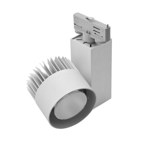 Faretti a binario LED - TUB - Co.E.M. S.r.l. - tondo / in alluminio / contract