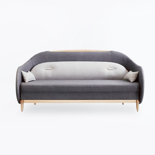 Divano letto - RECESS - Ziinlife - contemporaneo / in tessuto / marrone