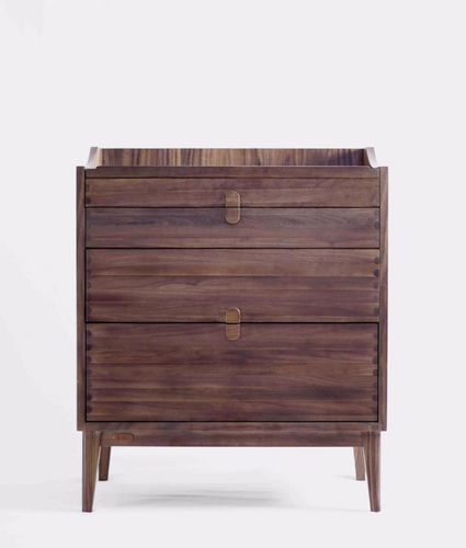 Scrittoio contemporaneo - FOLD - Ziinlife - in rovere / in noce / con vano contenitore