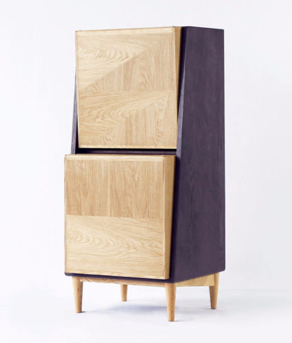 Scarpiera contemporanea - LOOK AFTER  - Ziinlife - autoportante / in rovere / per uso residenziale