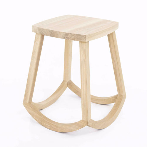 Sgabello contemporaneo - ITRUST - Ziinlife - in frassino