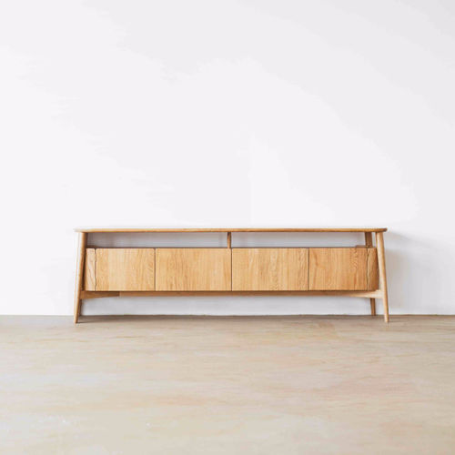 Mobile porta TV contemporaneo - HOLD  - Ziinlife - in rovere / in noce