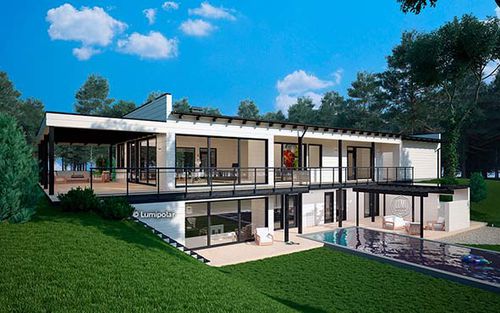 Casa prefabbricata - MISHEL 165 - Lumi Polar - ecologica / a risparmio energetico / contemporanea