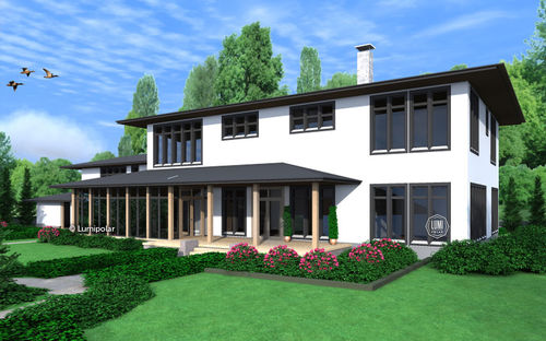 Casa prefabbricata - BELFAST 637 - Lumi Polar - ecologica / a risparmio energetico / contemporanea