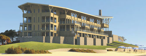 Edificio prefabbricato - CESME TURKEY - Lumi Polar - in legno lamellare / per hotel / contemporaneo