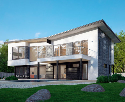 Casa prefabbricata - ASKO WINGS 267 - Lumi Polar - ecologica / a risparmio energetico / contemporanea