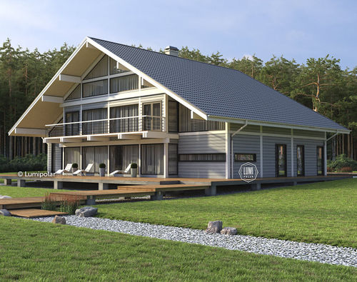Casa prefabbricata - CHANCE 446 - Lumi Polar - ecologica / a risparmio energetico / contemporanea