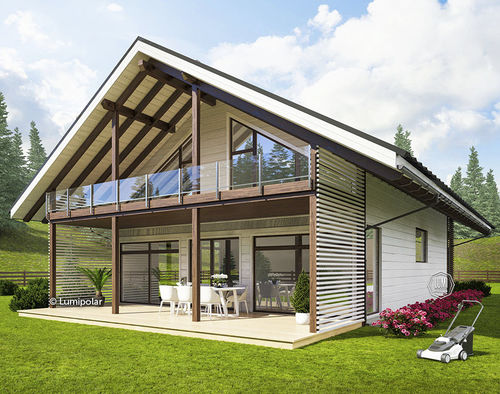 Casa prefabbricata - STEFI 237 - Lumi Polar - ecologica / a risparmio energetico / contemporanea
