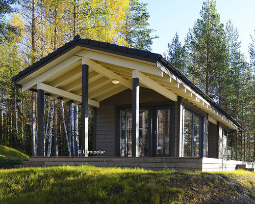 Edificio prefabbricato - HANKO SAUNA 33 - Lumi Polar - in legno lamellare / per struttura sanitaria / contemporaneo