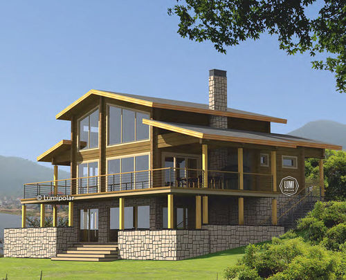 Edificio prefabbricato - PUTIAN CHINA - Lumi Polar - in legno lamellare / per uso residenziale / contemporaneo
