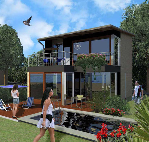 Edificio prefabbricato - BAHAMAS - Lumi Polar - in legno lamellare / per hotel / per uso residenziale