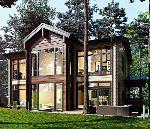 Casa prefabbricata - IZABELL 303 - Lumi Polar - ecologica / a risparmio energetico / classica