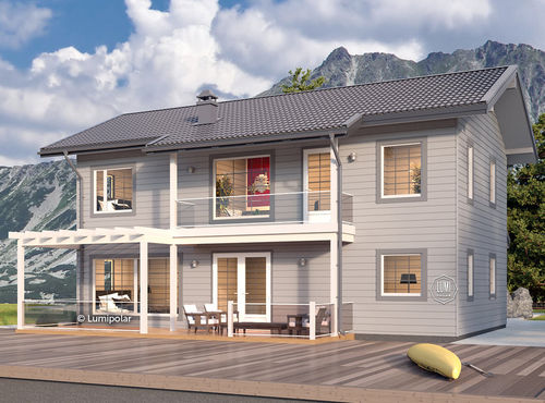 Casa prefabbricata - FARO 171 - Lumi Polar - ecologica / a risparmio energetico / classica