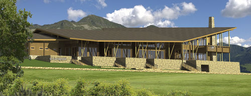 Edificio prefabbricato - ALMATY - Lumi Polar - in legno lamellare / struttura in legno / per percorso di golf